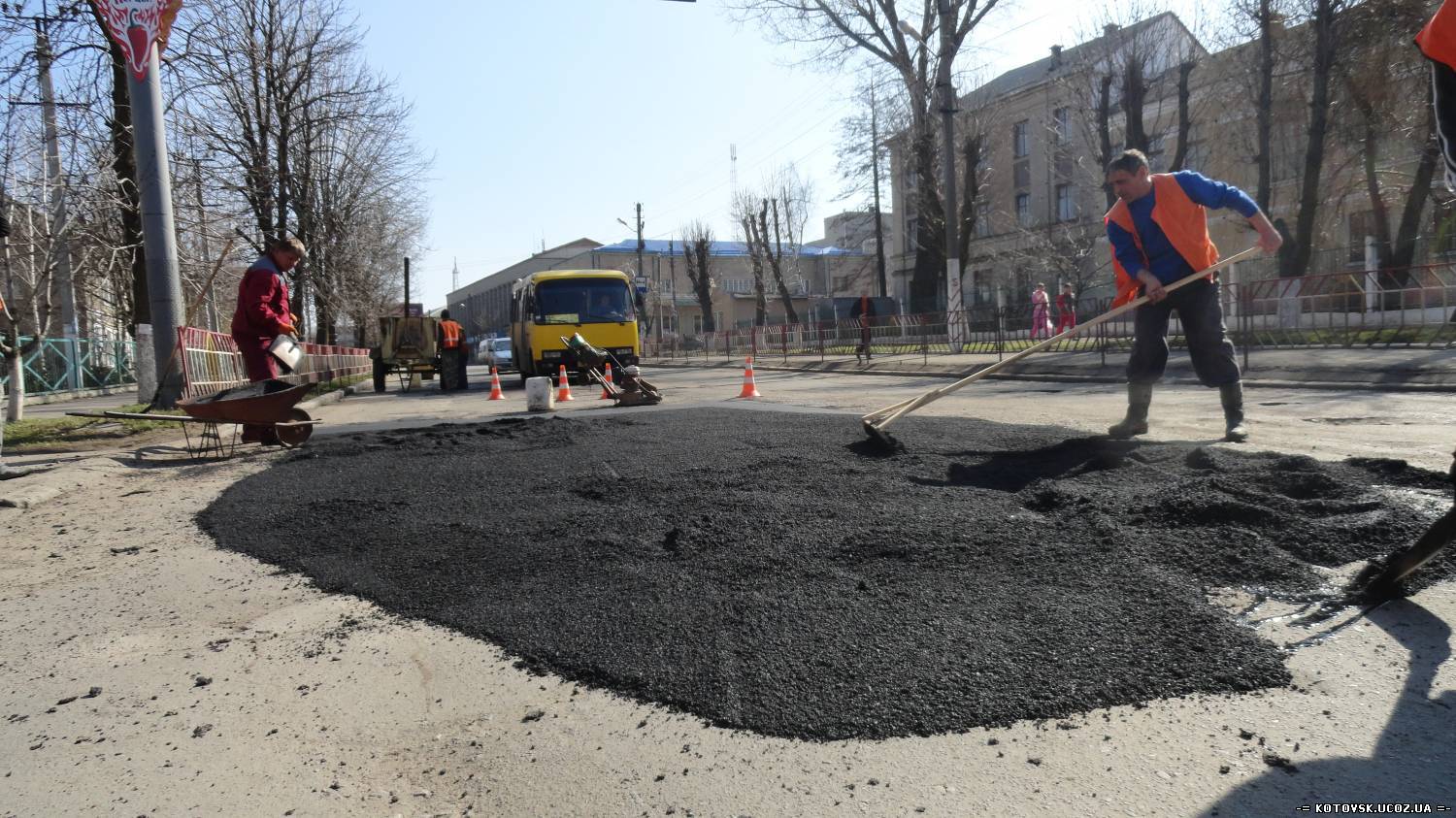 В Котовске начали ремонт дорог