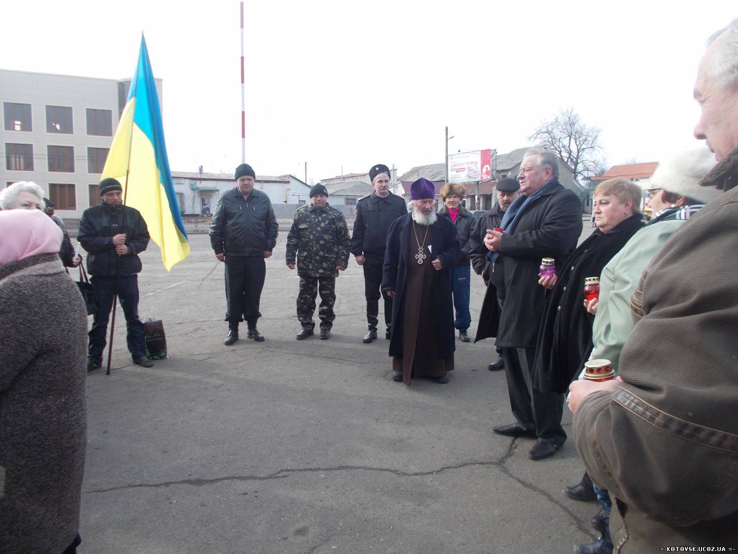 Молебень за загиблими на Майдані.