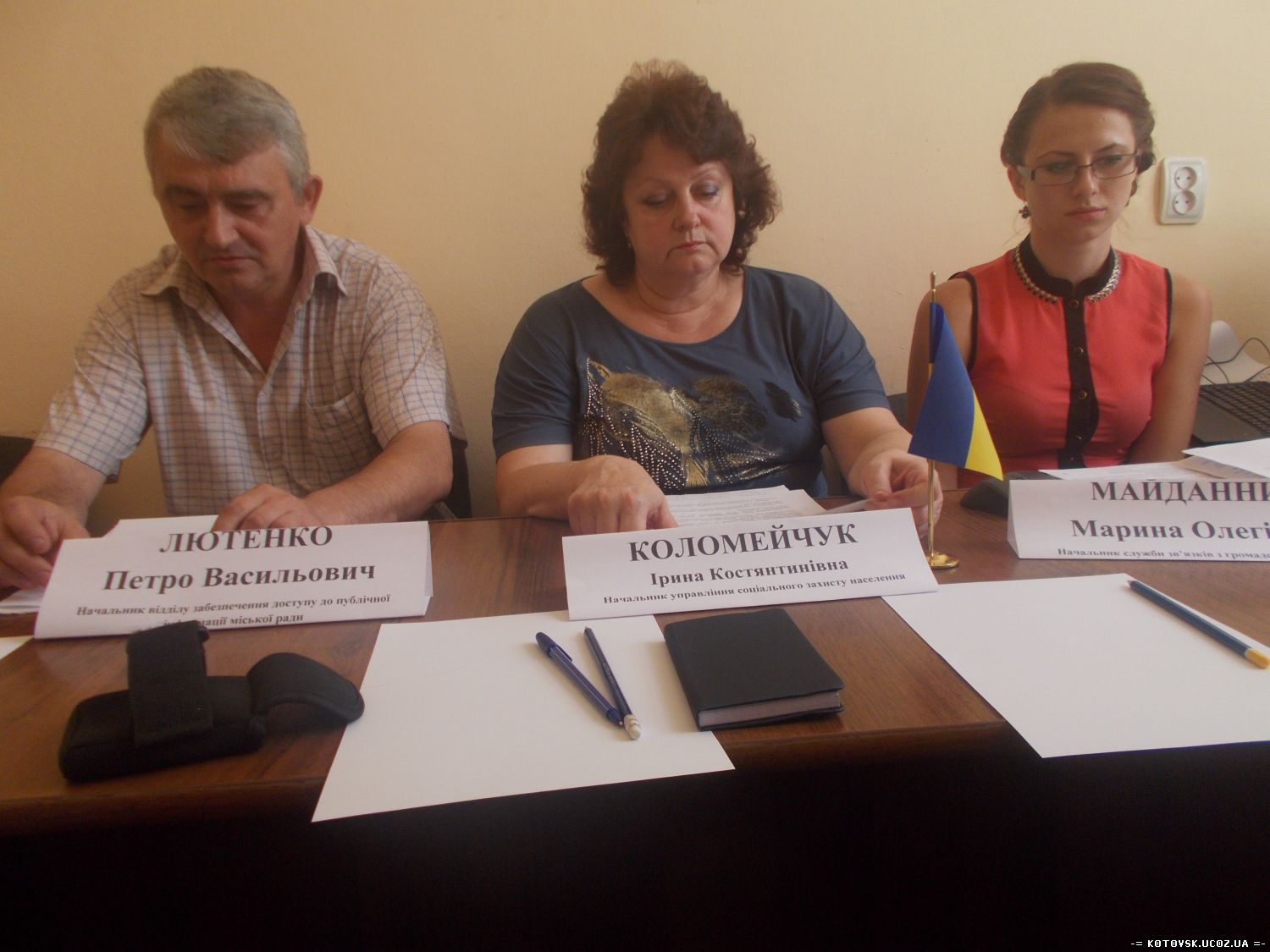 В Котовске организовали первый брифинг с журналистами.