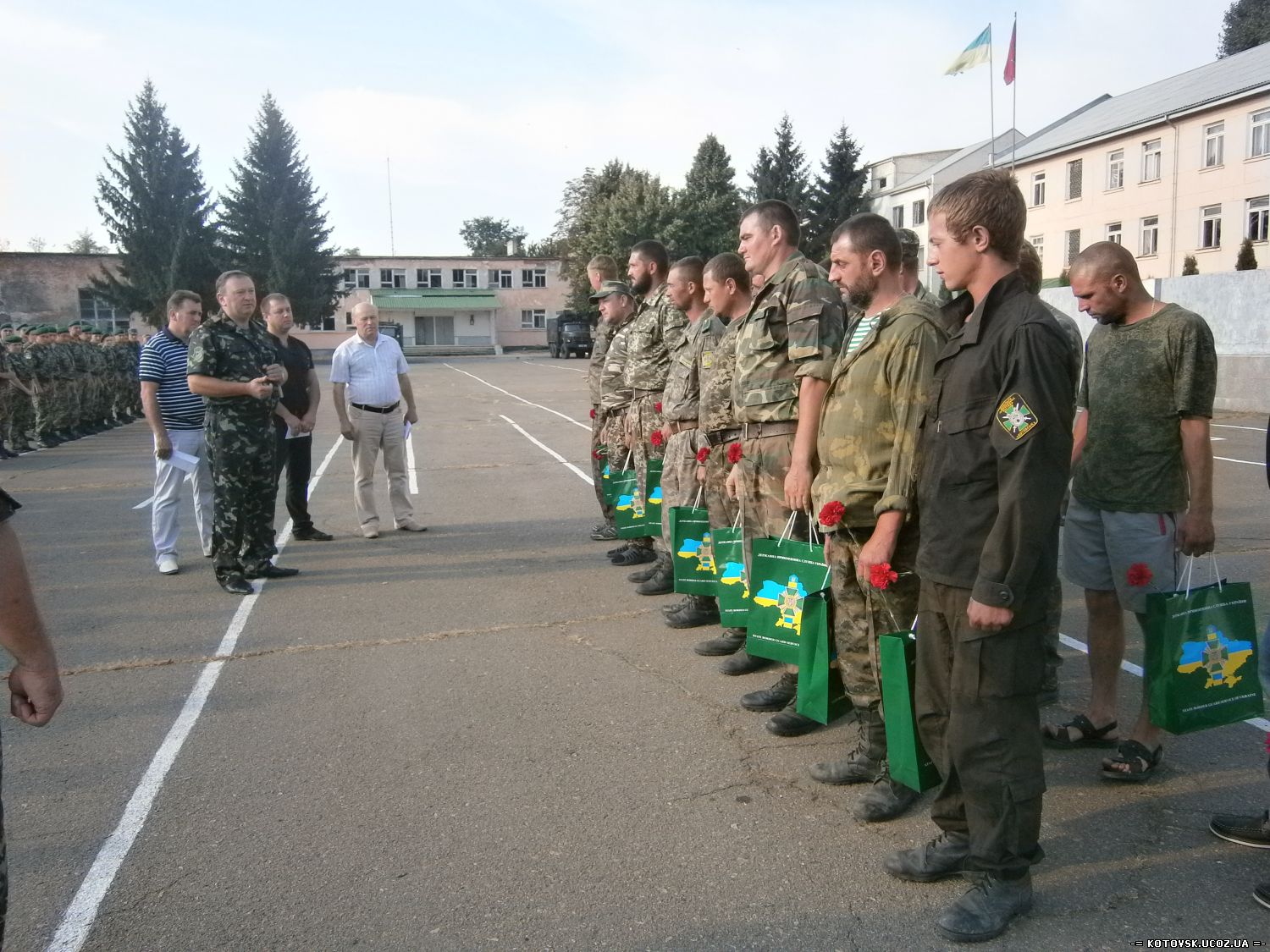 15 военнослужащих Котовского погранотряда вернулись домой.