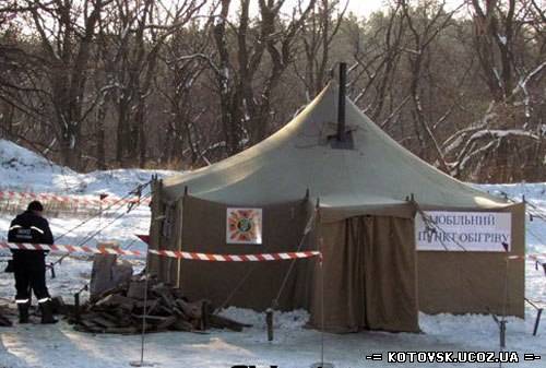 Холодная зима 2012-го. Как украинская власть бомжей отогревает